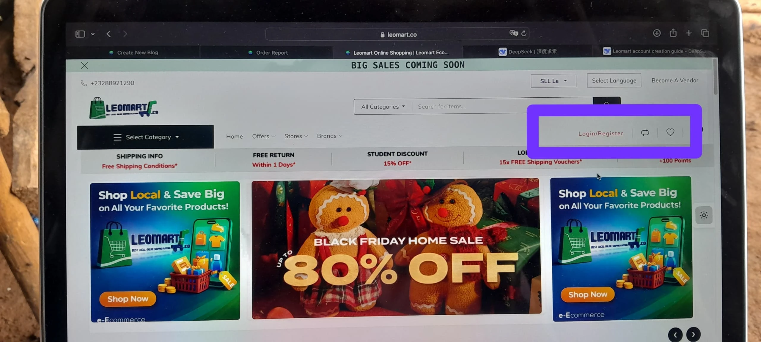 How to Create a Customer's Account